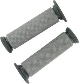 0630-1065 Driven Racing D637gyo Grippy Grips - Gray Motorcycle Street Bike