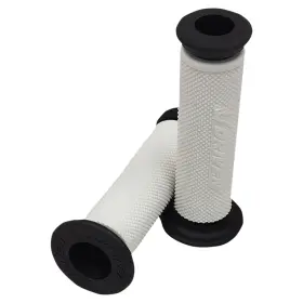D637wto Driven Racing Grippy Grips - White