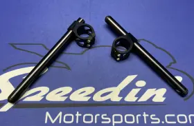 Dclo41 Driven Racing Standard Clip-on Handle Bar Set Left And Right Black 41mm