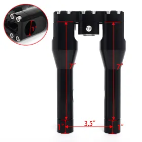 Hd-adp-009-bla-ef0909 Efarbuy 7 Inch 8 Handlebar Risers 1 Bar For Harley Sportster Xl1200 Softail Dyna Fxdb Fxdl Hd-adp-009-bla-ef0909 Efarbuy 7 Inch 8 Handlebar Risers 1 Bar For Harley Sportster Xl1200 Softail Dyna Fxdb Fxdl