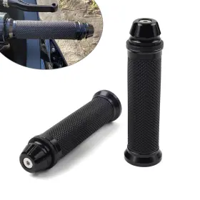 Efmotorshop 550730573065 Us 2x Motorcycle 7/8 Inch Handle Bar Hand Grip For Yamaha Honda Suzuki Black