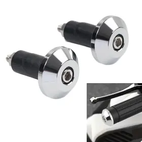 Efmotorshop 550747742775 2pcs Chrome Motorcycle 7/8ftft 1ftft Handlebar Grips Handle Bar End Cap Silder Plug Efmotorshop 550747742775 2pcs Chrome Motorcycle 7/8ftft 1ftft Handlebar Grips Handle Bar End Cap Silder Plug