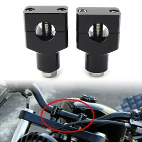 Efmotorshop 612047740193 1 Pair Motorbike Handlebar Handle Bar Adapter Riser Clamp Mount For Yamaha Honda Efmotorshop 612047740193 1 Pair Motorbike Handlebar Handle Bar Adapter Riser Clamp Mount For Yamaha Honda