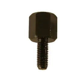 20-28110 Emgo Mirror Adapters 10mm Mount To 8mm - Black X 2