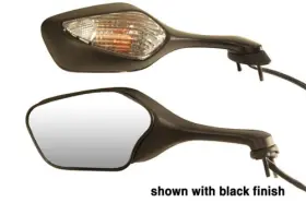 Emgo 20-35263 20 35263 Carbon Right Side Replacement Mirror For Fits Honda