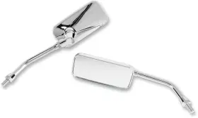 20-42474 Emgo El Chico Mirror Set Rectangular 10mm Chrome Fits Yamaha 20-42474 Emgo El Chico Mirror Set Rectangular 10mm Chrome Fits Yamaha