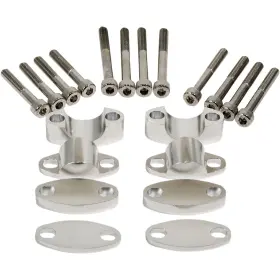 23-09380 Emgo Aluminum 1-1/8 Inch Handlebar Riser Kit 23-09380 Emgo Aluminum 1-1/8 Inch Handlebar Riser Kit