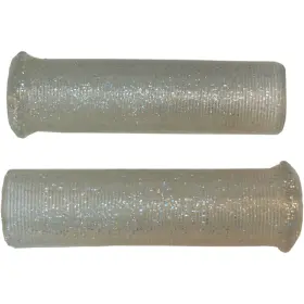 42-21129 Emgo Silver 7/8 Inch Retro Metal Grips 42-21129 Emgo Silver 7/8 Inch Retro Metal Grips