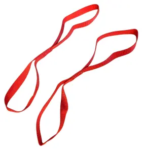 78-73367 Emgo Motorcycle Atv Tie Down Extinson Strap Soft Pair Red