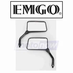 8wc0 Emgo Mn/8wc0 Oem Replacement Mirror For 1983 Yamaha Xj750m Mid-max - Body Mirrors Hx