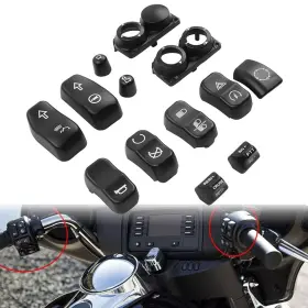 Etrsseller 834561139042 Hand Control Switch Housing Button Cover Cap For Harley Touring Flhtc Flhx 14-up Etrsseller 834561139042 Hand Control Switch Housing Button Cover Cap For Harley Touring Flhtc Flhx 14-up