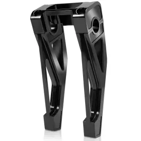 Lc-157 Eumti 10 Inch Tall Pullback Handlebar Risers 1 Clamping One-piece Gloss Black Fit