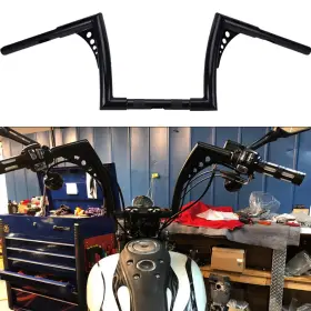 Masboooo1ooooo48p Eway 10 Inch 12 14 16 Ape Hanger Handlebar 1.25in For Harley Sportster Softail Custom