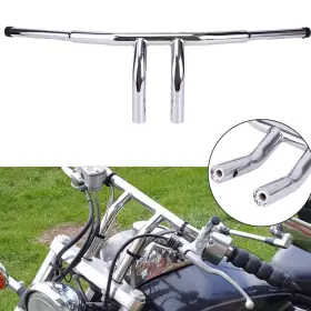 Mashloo81oooo-ch Eway Mashloo81oooo-ch/bk 1 1/4ftft 8 Inch Rise T-bar Handlebar Fit For Harley Sportster Xl1200 Dyna Bar 2-color