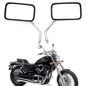 Masunoooo12014-ch-1 Eway For Honda Vtx1300r Vtx1800 Vt750 Vt1100 Chrome Rearview Side Mirrors 10mm Pair