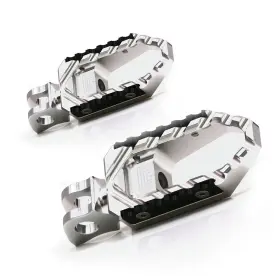 Clfafprr20sitoursithxxus050 Fastmotosport Passenger Rear Trc Silver Wide Foot Pegs For Ducati Scrambler Icon 2015-2018
