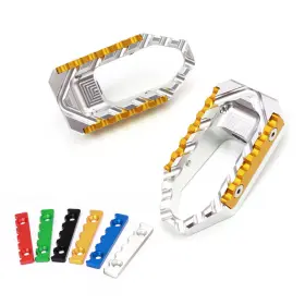 Vvrfprr47csitoursithxxcl4165 Fastmotosport Trc Passenger Rear Silver Wide Foot Pegs For Kawasaki Zx-6r 636 Ninja 2013-2017