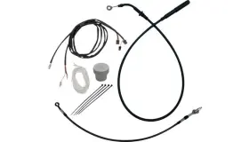 119012-b Fat Baggers Ez Install Cable/line Kit For 12 Inch Ape Bars Black #119012-b