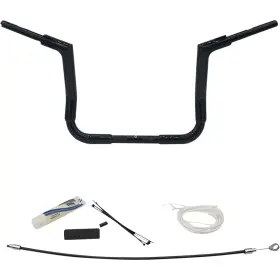609112-b Fat Baggers Handlebar Kit - Flat Top 12 Inch Black