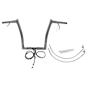 901914 Fat Baggers Handlebar Kit - Pointed Top 14 Inch Chrome 901914 Fat Baggers Handlebar Kit - Pointed Top 14 Inch Chrome