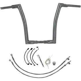 609616 Fat Baggers Inc. 1-1/2 Inch Ez Install Flat Top Handlebar Kit - Chrome