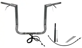 612016 Fat Baggers Inc. Ez Install Wired 1-1/2 Inch Flat Top Handlebar Kit - 16