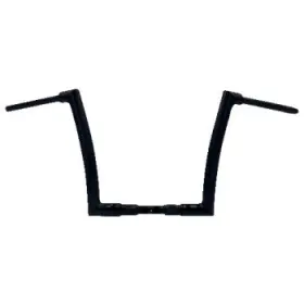 616012-b Fat Baggers Inc. 1-1/2 Inch Ez Install Flat Top Handlebar - Gloss Black