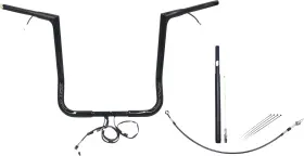 712016-b Fat Baggers Inc. Ez Install Wired 1-1/4 Inch Flat Top Handlebar Kit - 16 Black 712016-b Fat Baggers Inc. Ez Install Wired 1-1/4 Inch Flat Top Handlebar Kit - 16 Black
