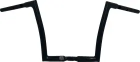 748012-b Fat Baggers Inc. 1-1/4 Inch Ez Install Flat Top Handlebar - 12 Black