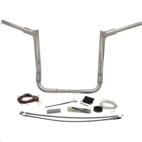 809116 Fat Baggers Inc. 1-1/2 Inch Ez Install Pointed Top Handlebar Kit - Chrome