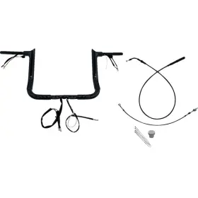 849012-b Fat Baggers Inc. 1-1/2 Inch Ez Install Pointed Top Handlebar Kit - Black
