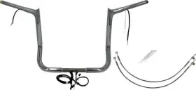 901214 Fat Baggers Inc. Handlebar Kit - Pointed Top 14 Inch Chrome 901214 Fat Baggers Inc. Handlebar Kit - Pointed Top 14 Inch Chrome