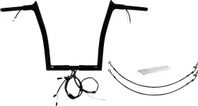 902914-b Fat Baggers Inc. Ez Install Wired 1-1/4 Inch Pointed Top Handlebar Kit - 14 902914-b Fat Baggers Inc. Ez Install Wired 1-1/4 Inch Pointed Top Handlebar Kit - 14