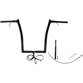 912916-b Fat Baggers Inc. 1-1/4 Inch Plug And Play Ez Install Pointed Top Handlebar Kit