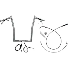 949916 Fat Baggers Inc. 1-1/4 Inch Ez Install Pointed Top Handlebar Kit - Chrome 949916 Fat Baggers Inc. 1-1/4 Inch Ez Install Pointed Top Handlebar Kit - Chrome