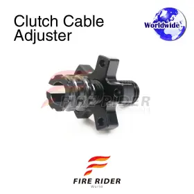 Mffrpca01bbkmffsn1006 Fireriderworld Cnc Black M8 Clutch Cable Adjuster For Cbr300r 14 15 16 17 18 19 20 21