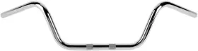 Dimpled-chrome-650-08025 Flanders 650-08025 1 Inch #2 Classic Bend Handlebar-knurled And