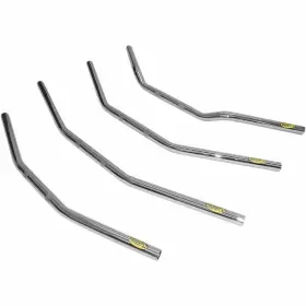 650-08743 Flanders 1 Inch Clubman Drag Metric Cruiser Handlebar Chrome
