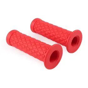 Flashbuyeasy 510001360565 7/8 Inch 22.2mm Left And Right Handlebar Hand Grips For Suzuki Yamaha Red Flashbuyeasy 510001360565 7/8 Inch 22.2mm Left And Right Handlebar Hand Grips For Suzuki Yamaha Red