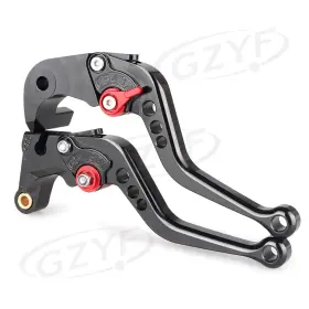 Flashbuyeasy 536123368685 1 Pair Clutch And Brake Levers For Kawasaki Ninja Zx636r / Zx6rr 05-06 Black Red