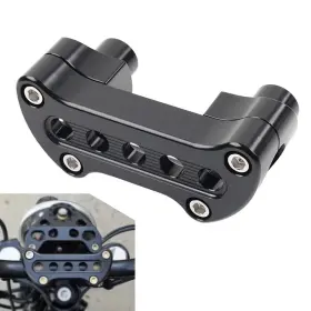 Flashbuyeasy 550756303202 Handlebar Riser Top Clamp Mount For Harley Sportster Softail Dyna Road King Blk Flashbuyeasy 550756303202 Handlebar Riser Top Clamp Mount For Harley Sportster Softail Dyna Road King Blk