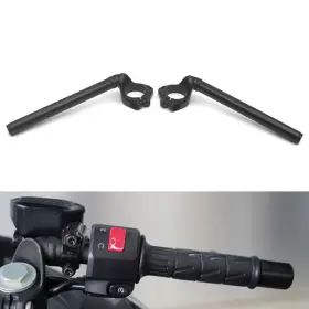 Flashbuyeasyusa 550743331676 Motorcycle Clip On Ons Fork Tube Handlebar For Kawasaki Ninja 400 500 2018-24