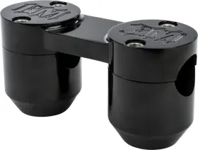825-05031 Forbidden Motorcycles Handlebar Riser - 2 Inch Black Motorcycle Street Bike