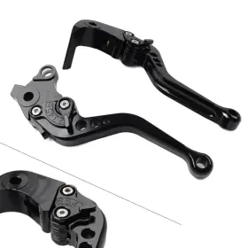 Dream-4yfs14f35sb Fortodayy Black Short Brake Clutch Levers For Suzuki 2007 2008 Gsxr 1000 07 08 K7