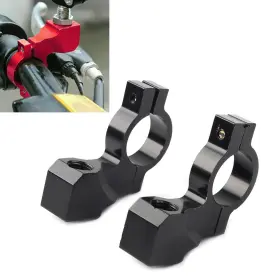 Fortodayyusa 550744743065 10mm Thread 7/8 Inch Bike Handlebar Rearview Mirror Mount Bracket Clamp Motor Black Fortodayyusa 550744743065 10mm Thread 7/8 Inch Bike Handlebar Rearview Mirror Mount Bracket Clamp Motor Black
