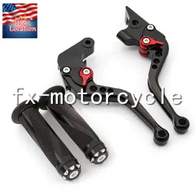 Fxcnc Fx-147-fs-211007-m-68 For Vtx 1800 2002-2008 Valkyrie 1997-2003 Cnc Brake Clutch Levers Grips Motor