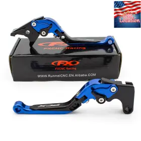 Fx-147-fs-220125-m-22 Fxcnc For Suzuki Gsxr1000 2005-2006 Cnc Fold Extend Brake Clutch Levers Gsxr Logo Set