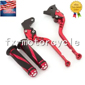 Fx-147-fs-220722-m-43 Fxcnc For Yamaha Warrior Yfm350 2002 2003 2004 Cnc Brake Clutch Levers Grips Aluminum