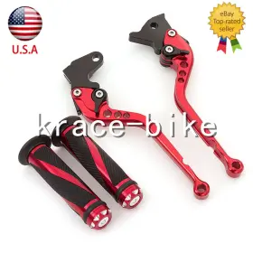 Fx-147-ks-201128-m-12 Fxcnc For Yamaha Yfm350 Yfm660 Yfm700 Raptor Virago Brake Clutch Levers Handle Grips