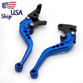 Fx-147-rzm1j-190610-41-m Fxcnc Cnc Short Brake Clutch Lever Atv For Yfz450 Yfz450r 700r 2009-2020 Blue